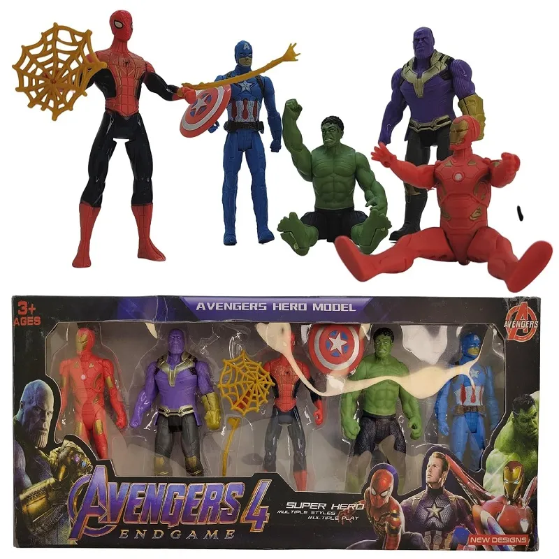 avenger boy doll 5p set mini