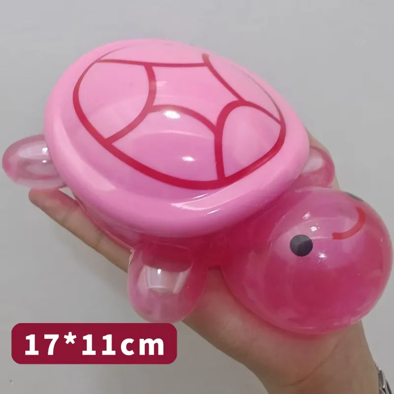 Cute big luminous turtle
