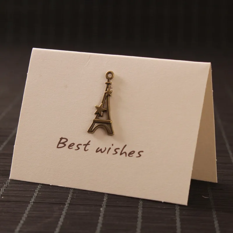 Metal Retro greeting Card